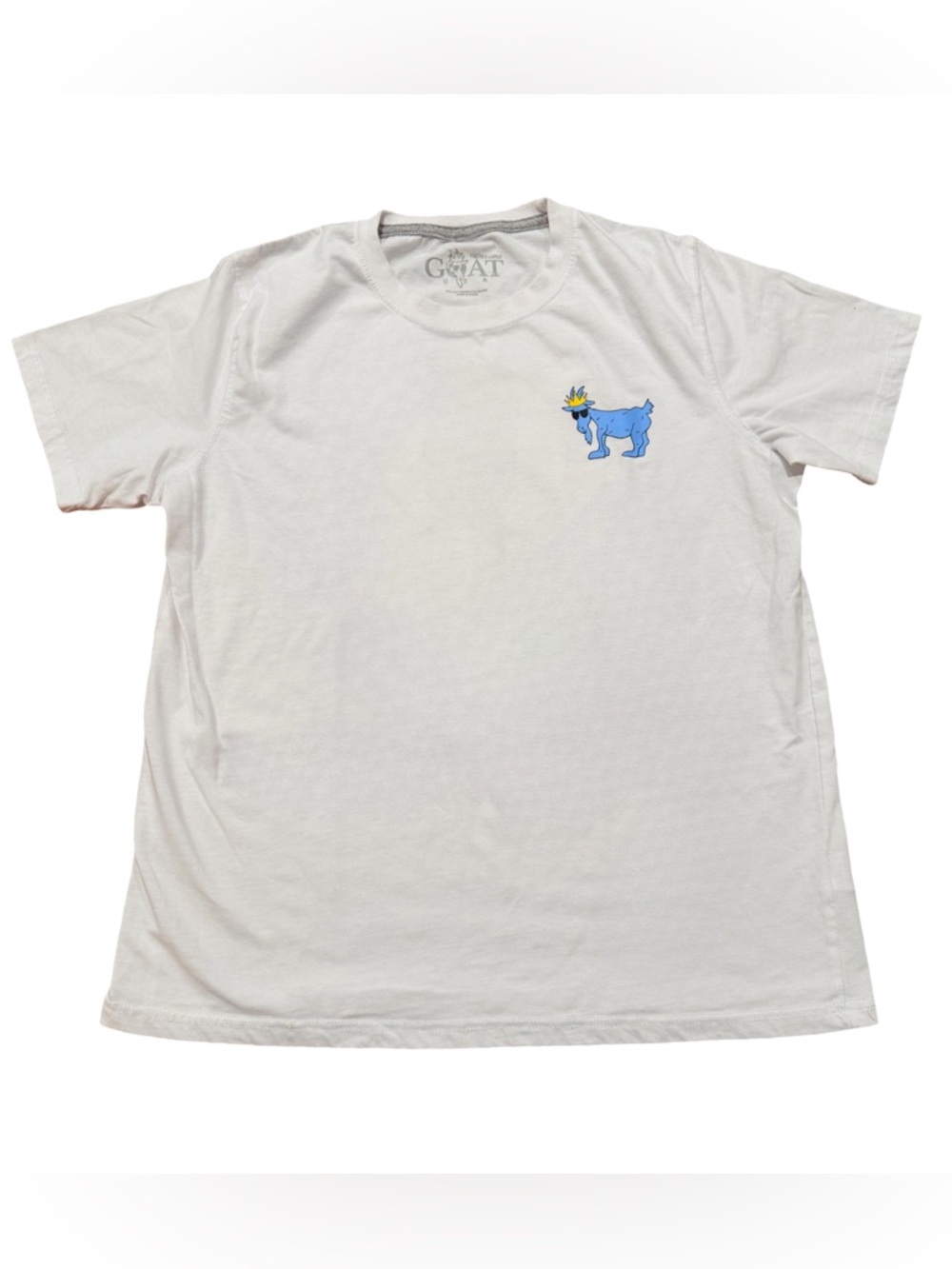GOAT White Short-Sleeve Tee BNWOT size YXL